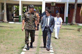Amapá em Paz: Robson Mattos, comandante do 34º BIS, recebe