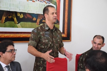 Amapá em Paz: Robson Mattos, comandante do 34º BIS, recebe