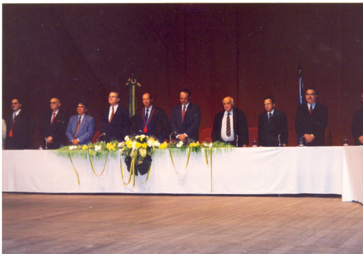 TJAP Autoridades na instalacao do Poder Judiciario Amapaense 05 out. 1991